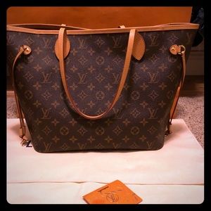 Louis Vuitton Neverfull MM in monogram